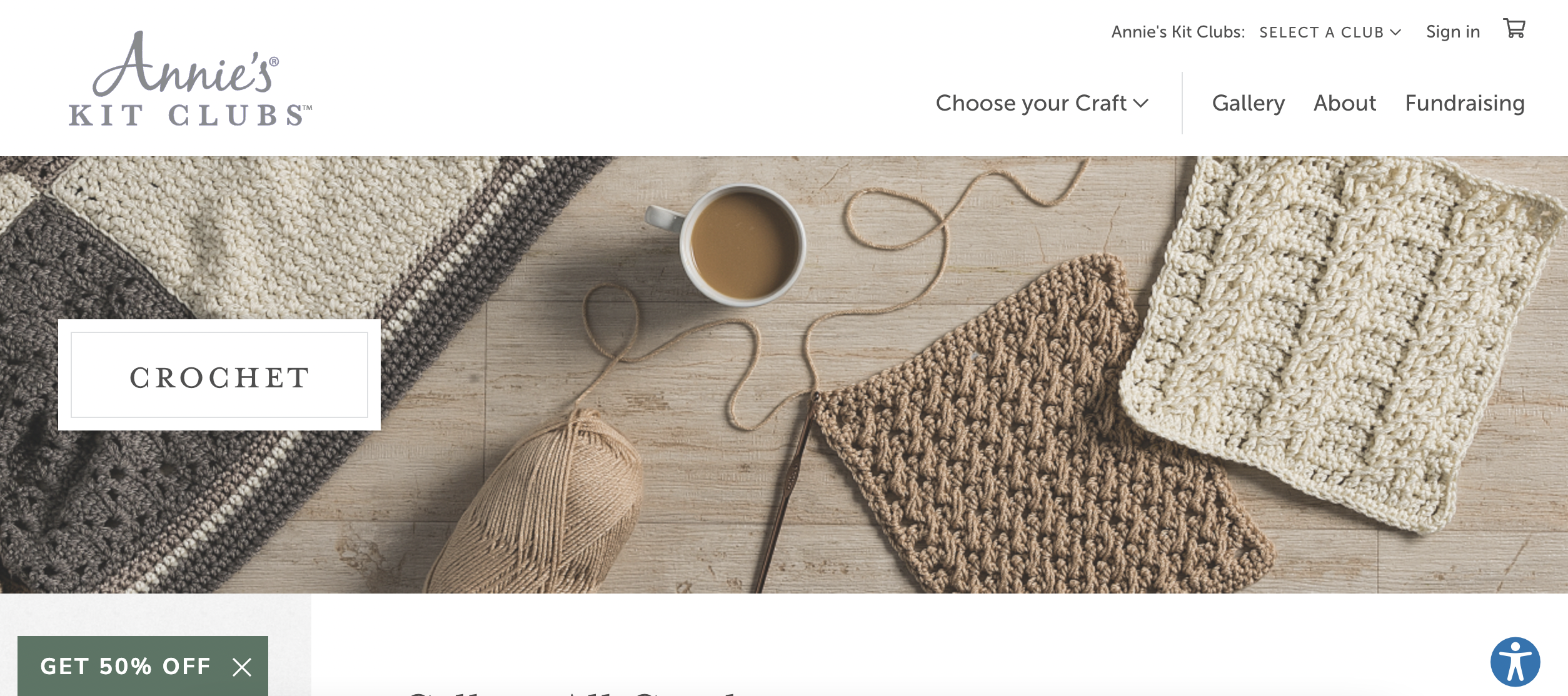 Trying out a crochet kit subscription